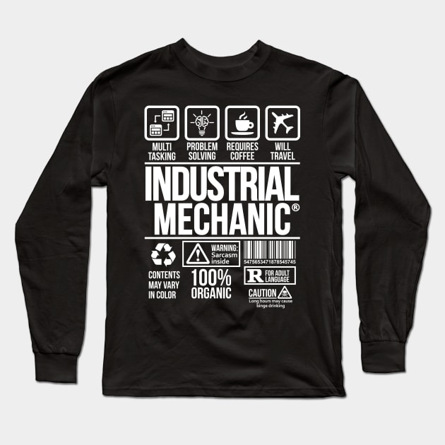 Industrial mechanic T-shirt | Job Profession | #DW Long Sleeve T-Shirt by DynamiteWear